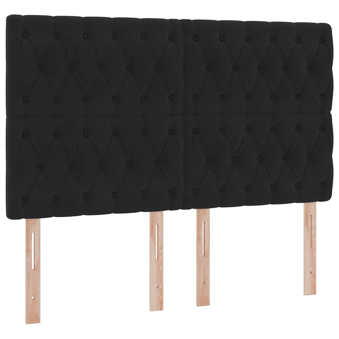 Pat cu saltea și spațiu de depozitare Negru 140 x 200 cm - WALTI WALTI