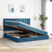 Pat cu saltea și spațiu de depozitare 200 x 200 cm Catifea - WALTI WALTI