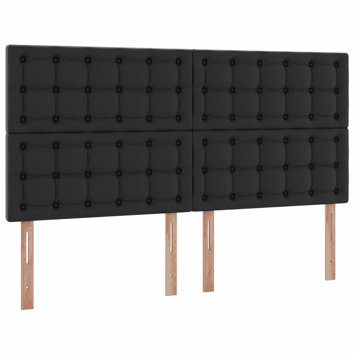 Pat cu saltea și spațiu de depozitare Negru 180 x 200 cm - WALTI WALTI