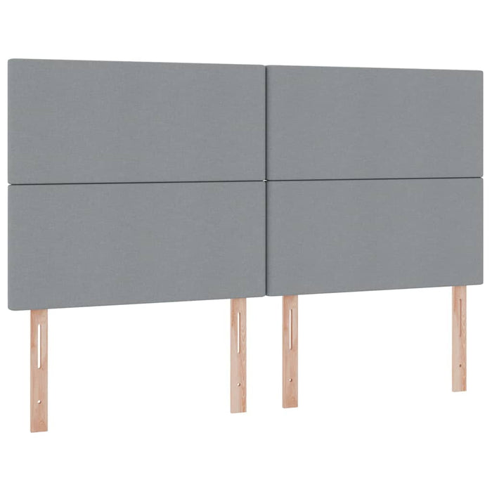 Pat cu storage Gri deschis 180 x 200 cm Piele artificială - WALTI WALTI
