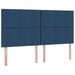 Pat cu storage albastru 180 x 200 cm Piele artificială - WALTI WALTI