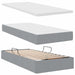 Pat cu storage Gri deschis 180 x 200 cm Piele artificială - WALTI WALTI