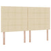 Pat cu storage cu saltea Creme 200 x 200 cm Piele artificială - WALTI WALTI