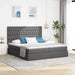 Pat cu storage Gri închis 180 x 200 cm Piele artificială - WALTI WALTI