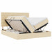 Pat cu storage cu saltea Creme 180 x 200 cm Piele artificială - WALTI WALTI
