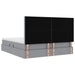 Pat cu storage Gri deschis 200 x 200 cm Piele artificială - WALTI WALTI