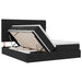 Pat cu storage cu saltea Negru 200 x 200 cm Catifea - WALTI WALTI