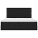 Pat cu storage cu saltea Negru 200 x 200 cm Catifea - WALTI WALTI