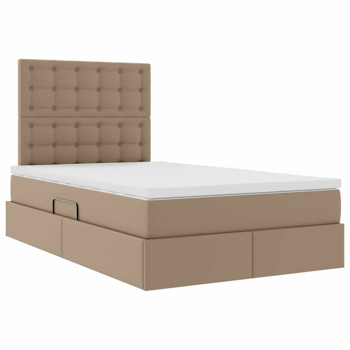 Pat cu lumini cu bandă LED Cappuccino 120 x 200 cm PVC - WALTI WALTI