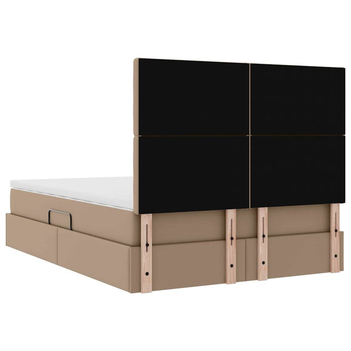 Pat cu lumini cu bandă LED Cappuccino 140 x 190 cm PVC - WALTI WALTI