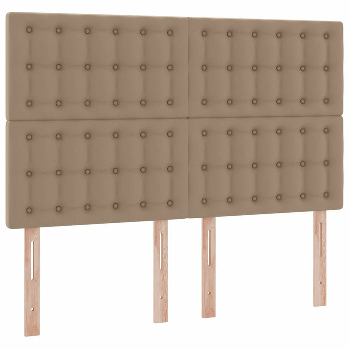 Pat cu lumini cu bandă LED Cappuccino 140 x 190 cm PVC - WALTI WALTI