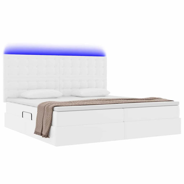 Pat cu lumini cu bandă LED Alb pur 200 x 200 cm PVC - WALTI WALTI