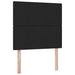 Pat cu saltea și LED cu saltea Negru 100 x 200 cm Poliester - WALTI WALTI
