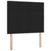 Pat cu saltea și LED cu saltea Negru 120 x 190 cm Catifea - WALTI WALTI