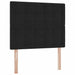 Pat cu lumini cu bandă LED Negru 120 x 200 cm Catifea - WALTI WALTI