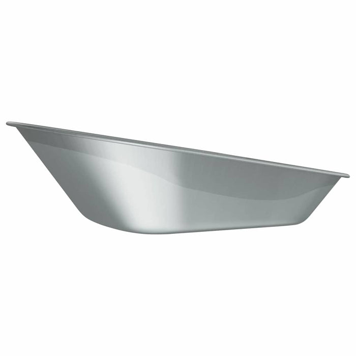Înlocuire tavă pentru roabă Argintiu 90 x 63 x 28 cm Oțel WALTI