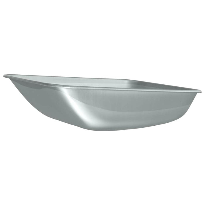 Înlocuire tavă pentru roabă Argintiu 80 x 60 x 25 cm Oțel WALTI