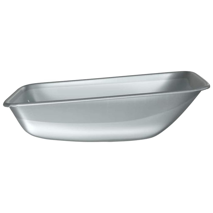 Înlocuire tavă pentru roabă Argintiu 80 x 60 x 25 cm Oțel WALTI