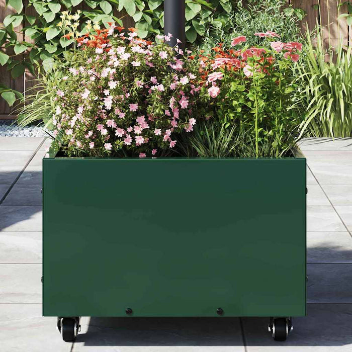 Bază de Parasol cu Ghiveci Verde 45 x 45 x 45 cm Oțel - WALTI WALTI