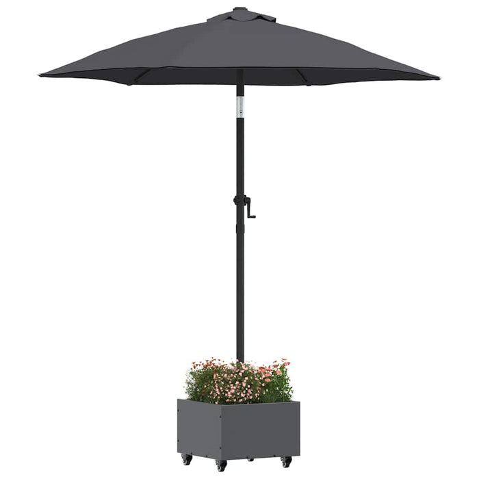 Bază de Parasol cu Ghiveci Antracit 45 x 45 x 45 cm Oțel - WALTI WALTI