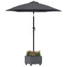 Bază de Parasol cu Ghiveci Antracit 45 x 45 x 45 cm Oțel - WALTI WALTI