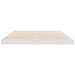 Cadru de pat de podea Alb 160 x 210 cm Lemn masiv de pin - WALTI WALTI