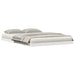 Cadru de pat de podea Alb 160 x 210 cm Lemn masiv de pin - WALTI WALTI