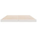 Cadru de pat de podea Alb 160 x 210 cm Lemn masiv de pin - WALTI WALTI
