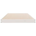 Cadru de pat de podea Alb 90 x 220 cm Lemn masiv de pin - WALTI WALTI