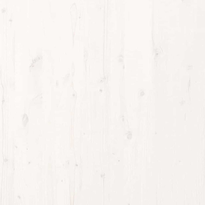 Cadru de pat de podea Alb 90 x 220 cm Lemn masiv de pin - WALTI WALTI