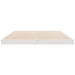 Cadru de pat de podea Alb 140 x 220 cm Lemn masiv de pin - WALTI WALTI