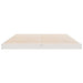 Cadru de pat de podea Alb 140 x 220 cm Lemn masiv de pin - WALTI WALTI
