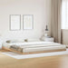 Cadru de pat de podea natural 180 x 220 cm Lemn masiv de pin - WALTI WALTI
