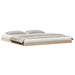 Cadru de pat de podea natural 180 x 220 cm Lemn masiv de pin - WALTI WALTI
