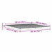 Cadru de pat de podea natural 180 x 220 cm Lemn masiv de pin - WALTI WALTI