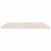 Cadru de pat de podea Alb 200 x 220 cm Lemn masiv de pin - WALTI WALTI