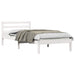 Cadru de pat Alb 208.6 x 157.6 x 69.4 cm Lemn de pin masiv - WALTI WALTI