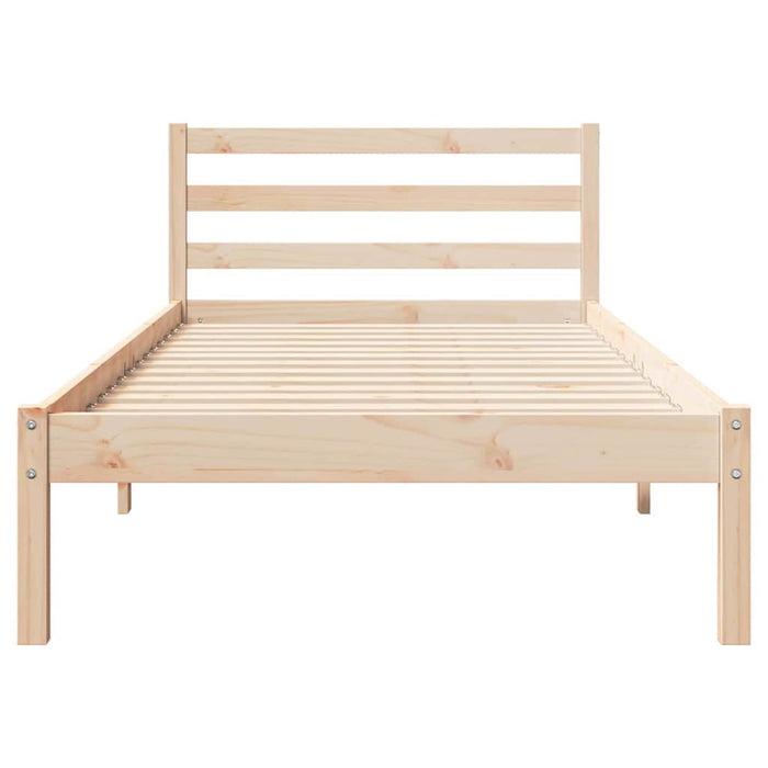 Cadru de pat Maro 208.6 x 157.6 x 69.4 cm Lemn de pin masiv - WALTI WALTI