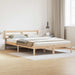 Cadru de pat Maro 208.6 x 157.6 x 69.4 cm Lemn de pin masiv - WALTI WALTI