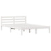 Cadru de pat Alb 208.6 x 157.6 x 69.4 cm Lemn de pin masiv - WALTI WALTI