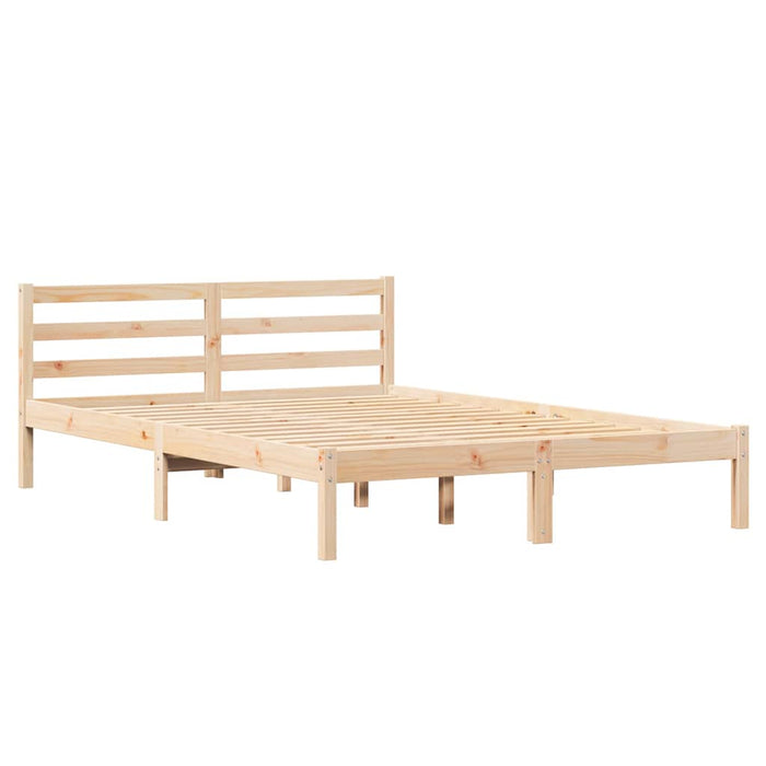 Cadru de pat Maro 208.6 x 157.6 x 69.4 cm Lemn de pin masiv - WALTI WALTI