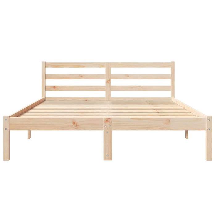 Cadru de pat Maro 208.6 x 157.6 x 69.4 cm Lemn de pin masiv - WALTI WALTI