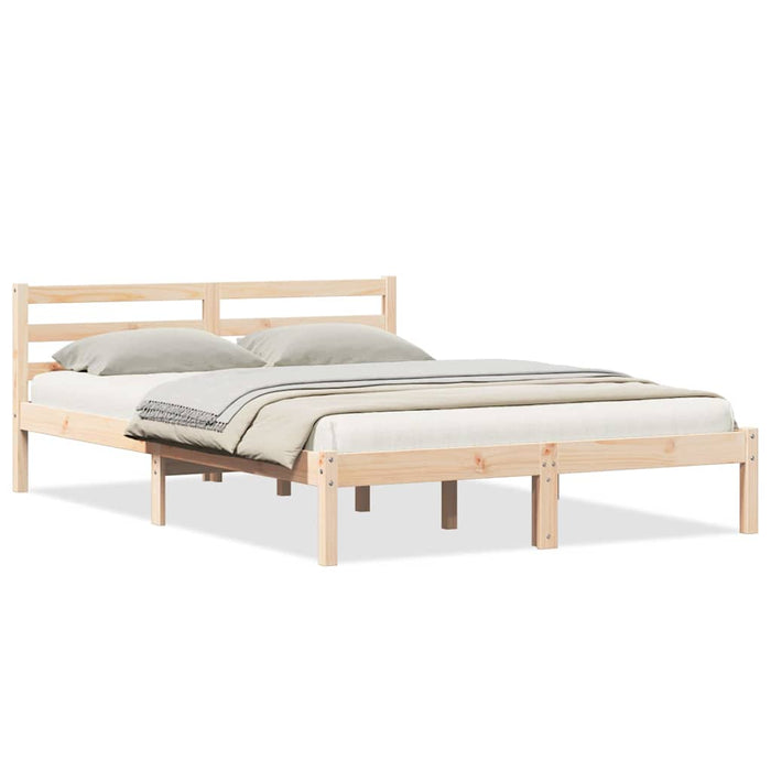 Cadru de pat Maro 208.6 x 157.6 x 69.4 cm Lemn de pin masiv - WALTI WALTI