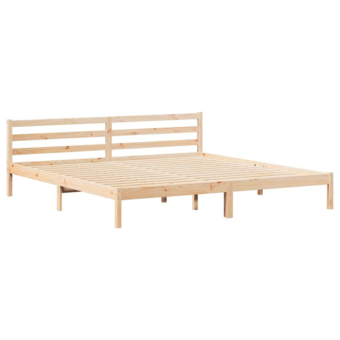 Cadru de pat Maro 208.6 x 157.6 x 69.4 cm Lemn de pin masiv - WALTI WALTI