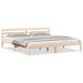 Cadru de pat Maro 208.6 x 157.6 x 69.4 cm Lemn de pin masiv - WALTI WALTI