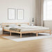 Cadru de pat Maro 208.6 x 157.6 x 69.4 cm Lemn de pin masiv - WALTI WALTI