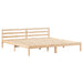 Cadru de pat Maro 208.6 x 157.6 x 69.4 cm Lemn de pin masiv - WALTI WALTI