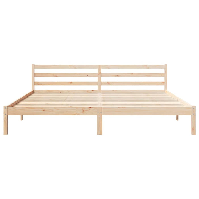 Cadru de pat Maro 208.6 x 157.6 x 69.4 cm Lemn de pin masiv - WALTI WALTI