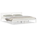 Cadru de pat Alb 208.6 x 157.6 x 69.4 cm Lemn de pin masiv - WALTI WALTI