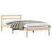 Cadru de pat Maro 208.6 x 157.6 x 69.4 cm Lemn de pin masiv - WALTI WALTI